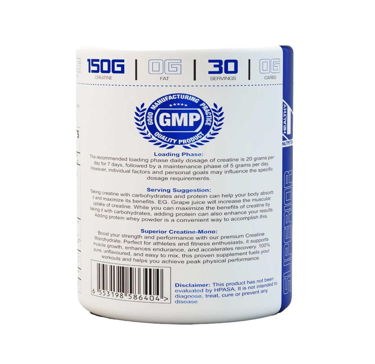 Creatine Monohydrate 150g