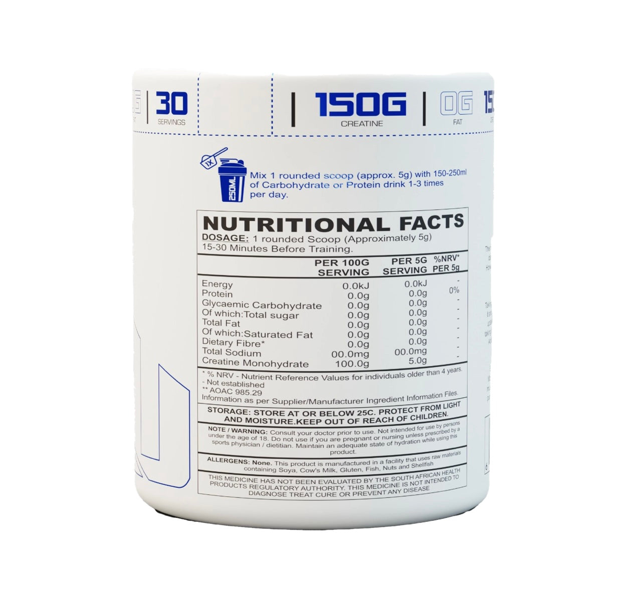 Creatine Monohydrate 150g